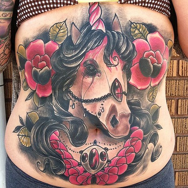 tatuaje unicornio 186
