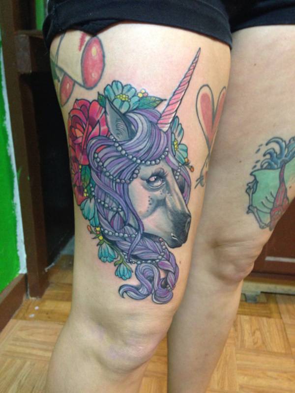 tatuaje unicornio 278