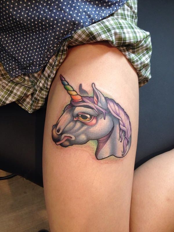 tatuaje unicornio 398