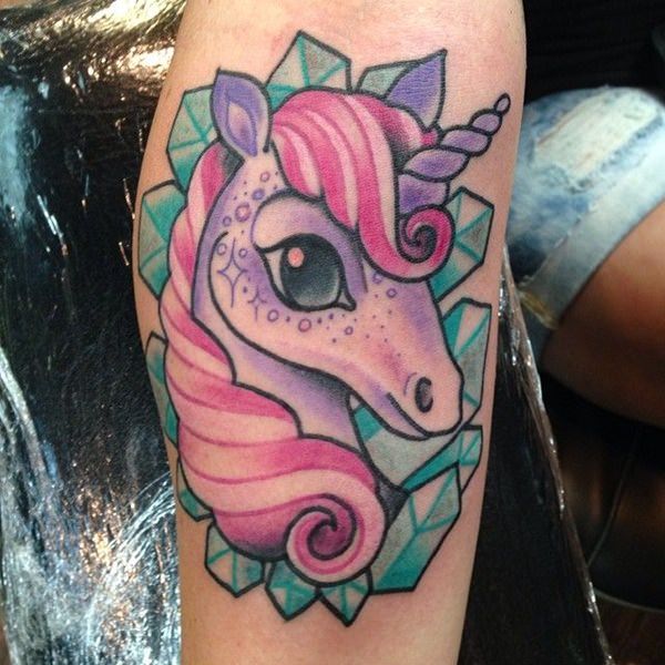 tatuaje unicornio 454
