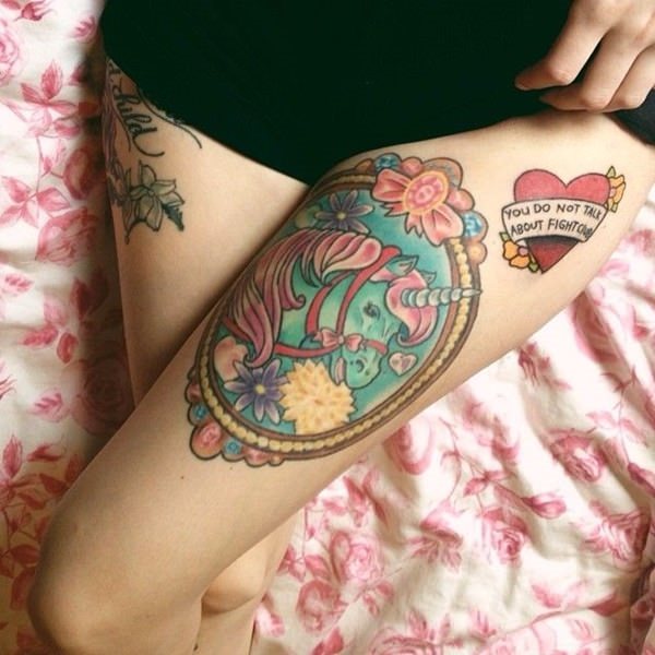 tatuaje unicornio 462