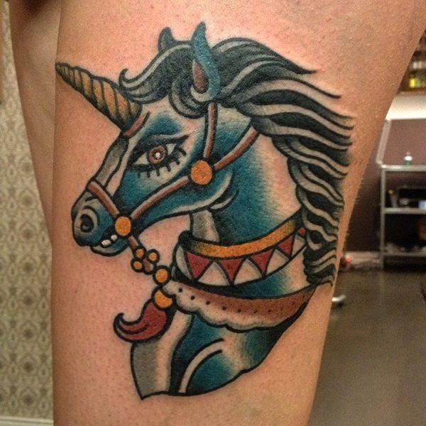 tatuaje unicornio 58
