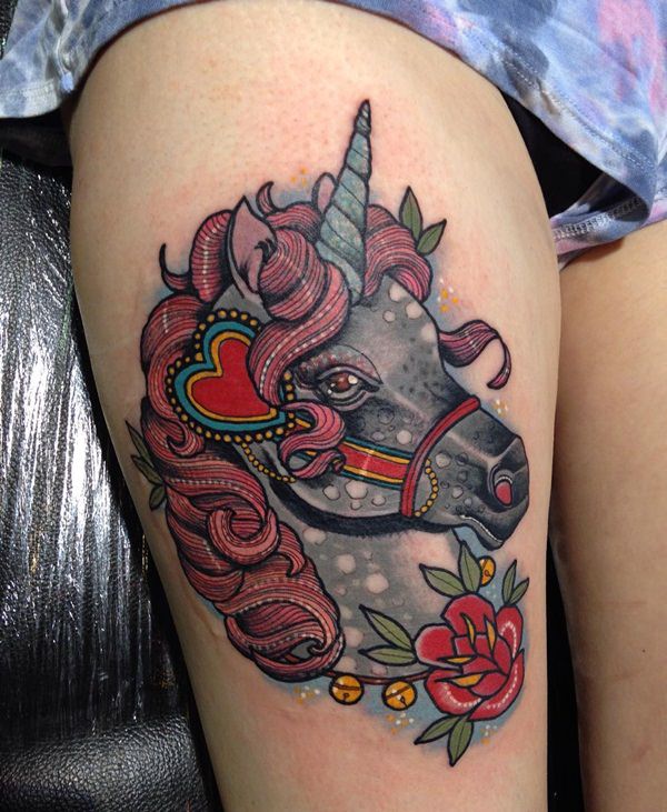 99 Tatuajes de unicornios (y su increíble simbología)