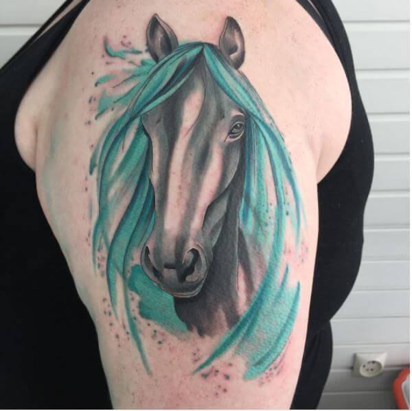 tatuaje caballo 344