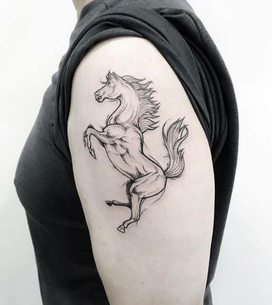 tatuaje caballo 464