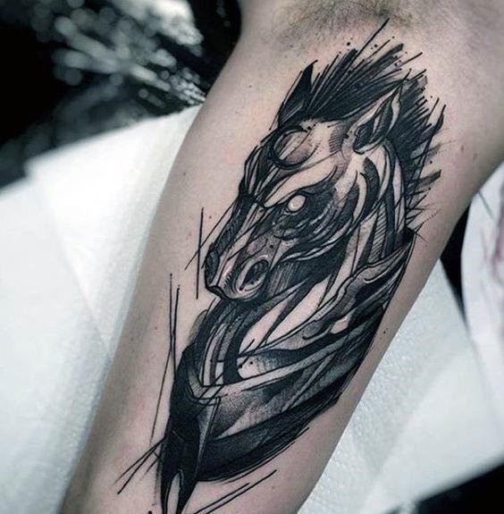 tatuaje caballo 65