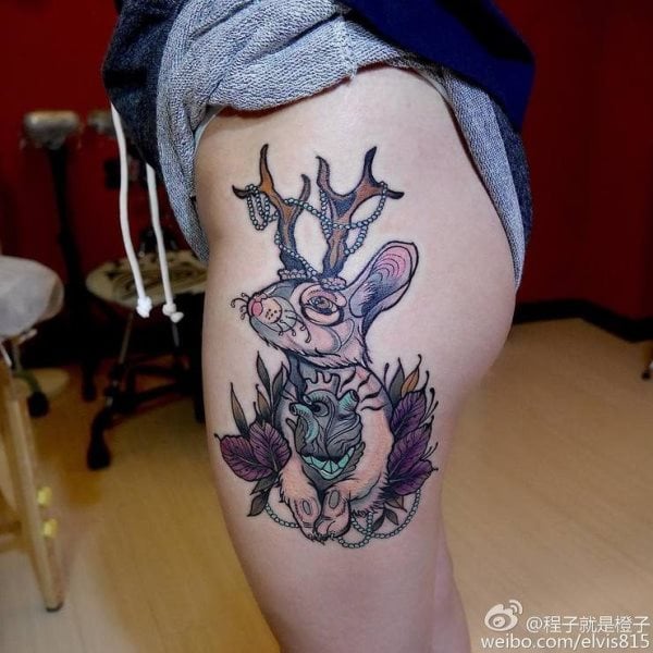 tatuaje conejo 146