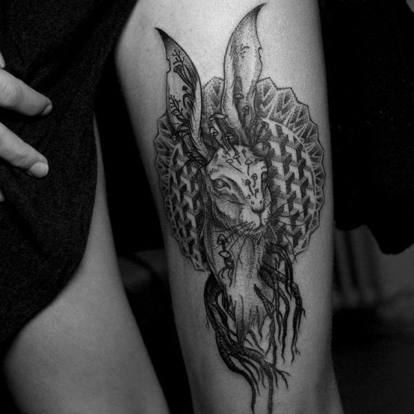 tatuaje conejo 158