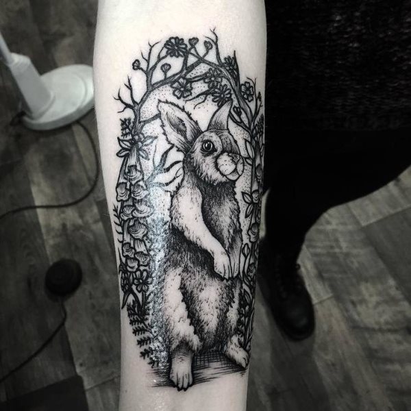 tatuaje conejo 218