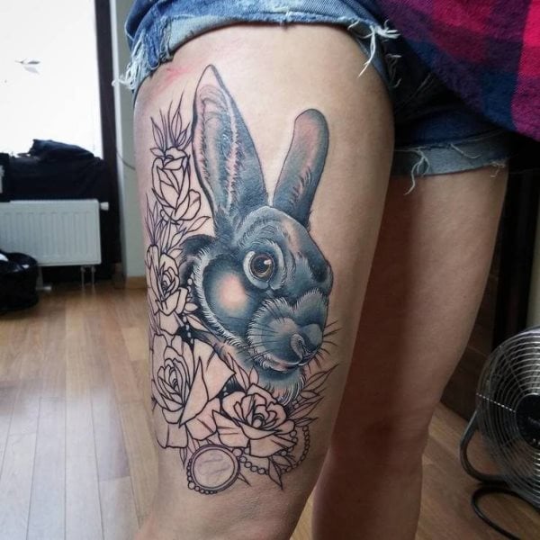 tatuaje conejo 239