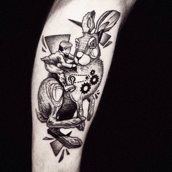 tatuaje conejo 257