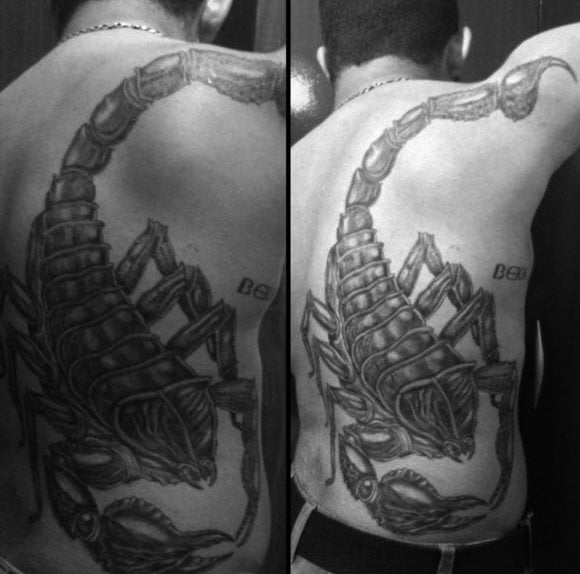 tatuaje escorpion 113