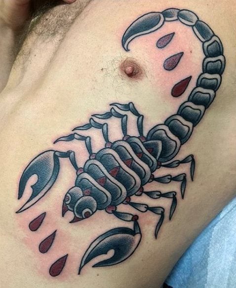 tatuaje escorpion 263