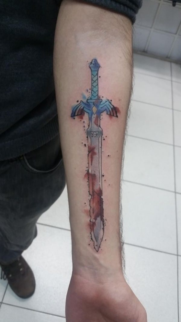120 Tatuajes de espadas (con su significado)