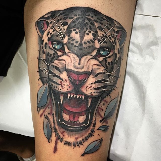 tatuaje leopardo 527