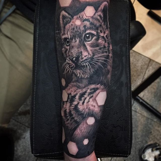 tatuaje leopardo 542