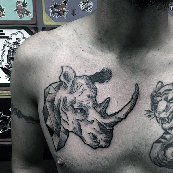 tatuaje rinoceronte 104