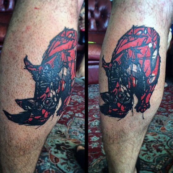 tatuaje rinoceronte 110