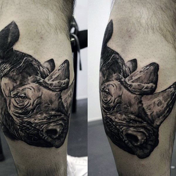 tatuaje rinoceronte 113