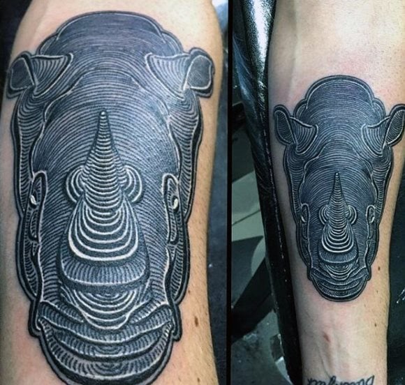 tatuaje rinoceronte 125