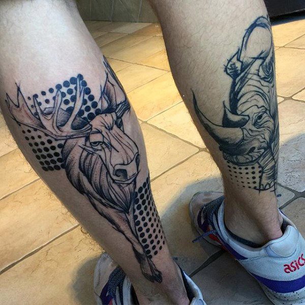 tatuaje rinoceronte 155