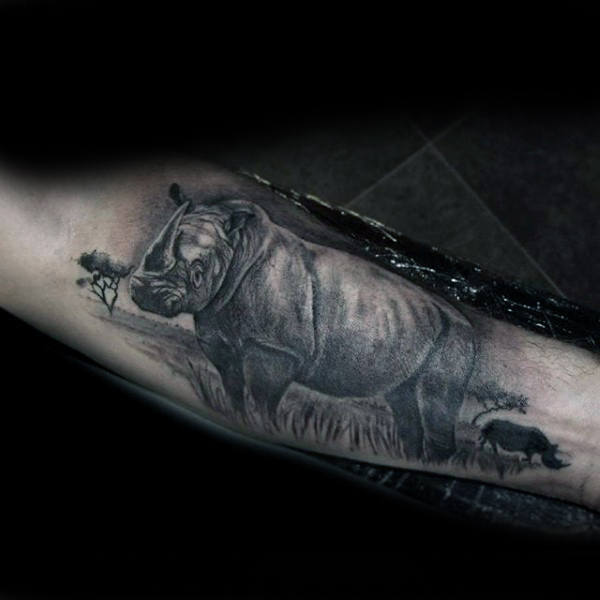 tatuaje rinoceronte 188