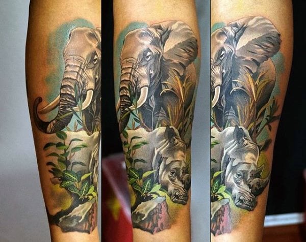 tatuaje rinoceronte 197