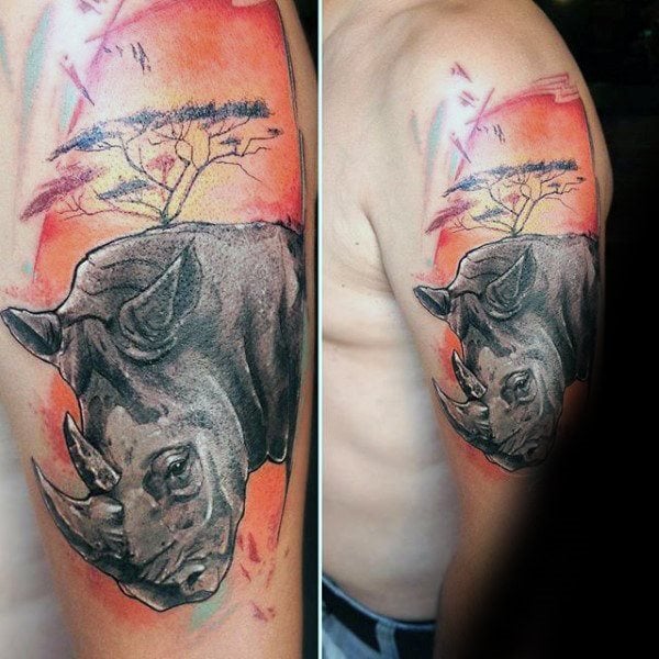 tatuaje rinoceronte 200