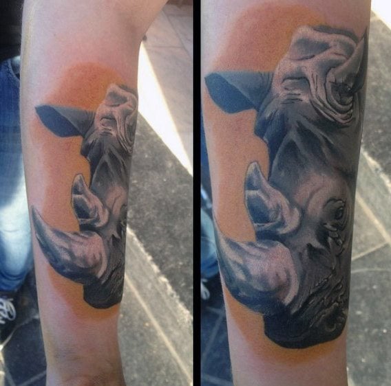 tatuaje rinoceronte 224