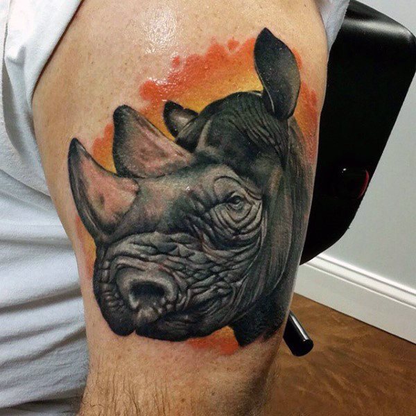 tatuaje rinoceronte 233