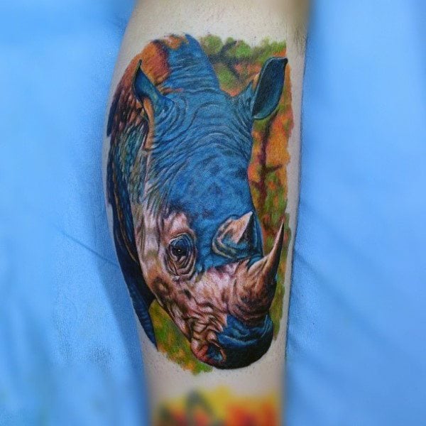 tatuaje rinoceronte 44