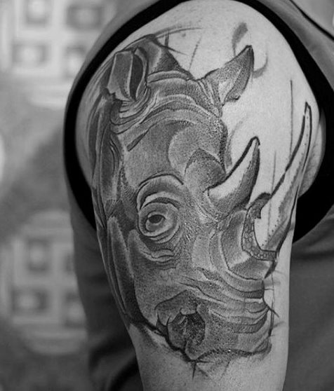 tatuaje rinoceronte 56