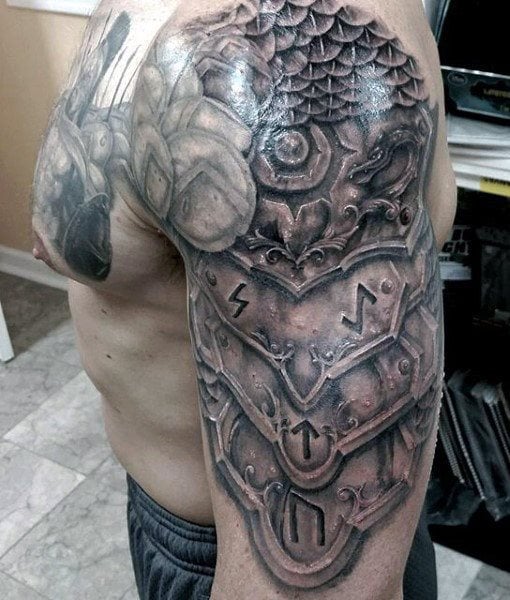 tatuaje armadura 103