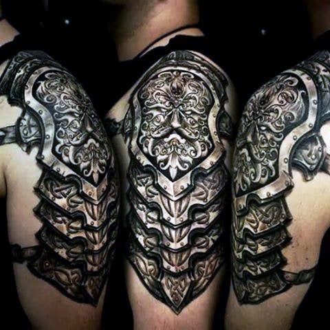 tatuaje armadura 13