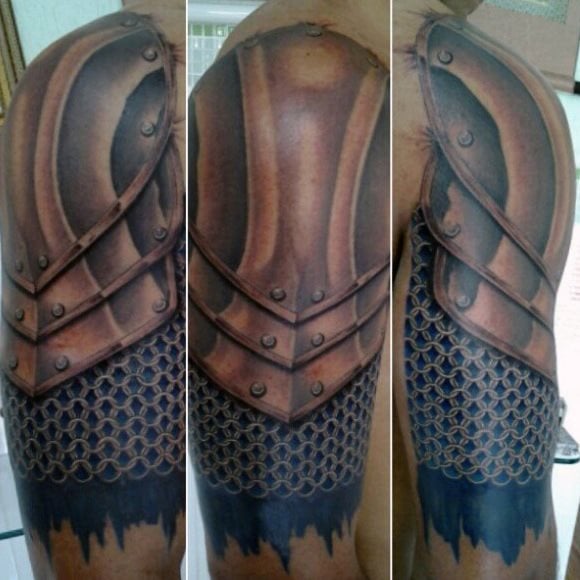 tatuaje armadura 153