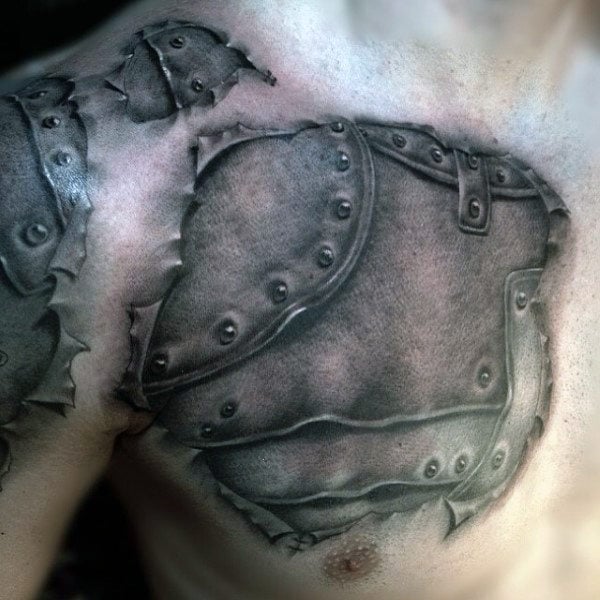tatuaje armadura 157