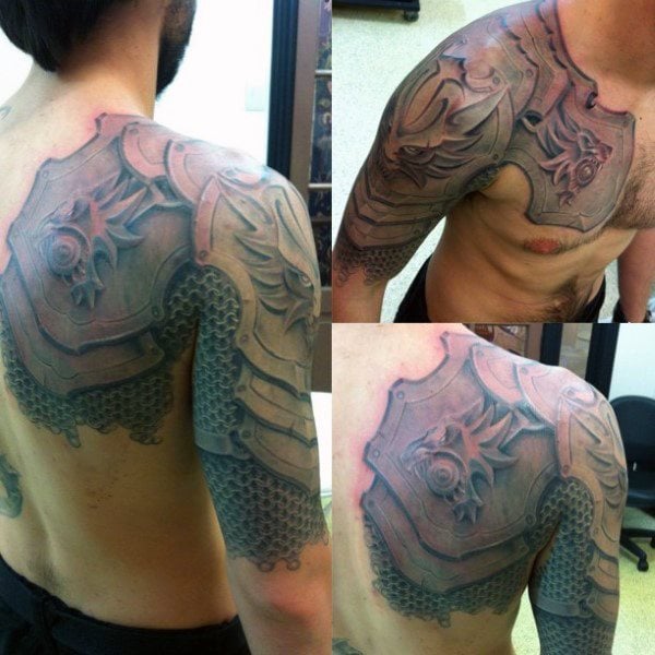 tatuaje armadura 159