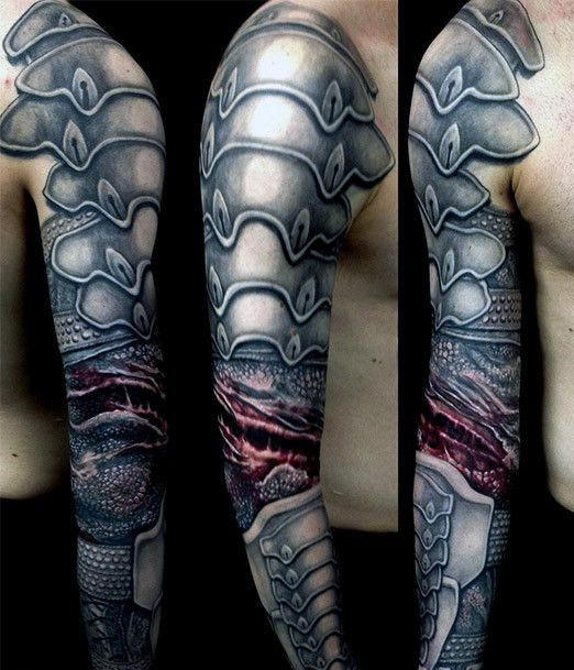 tatuaje armadura 165
