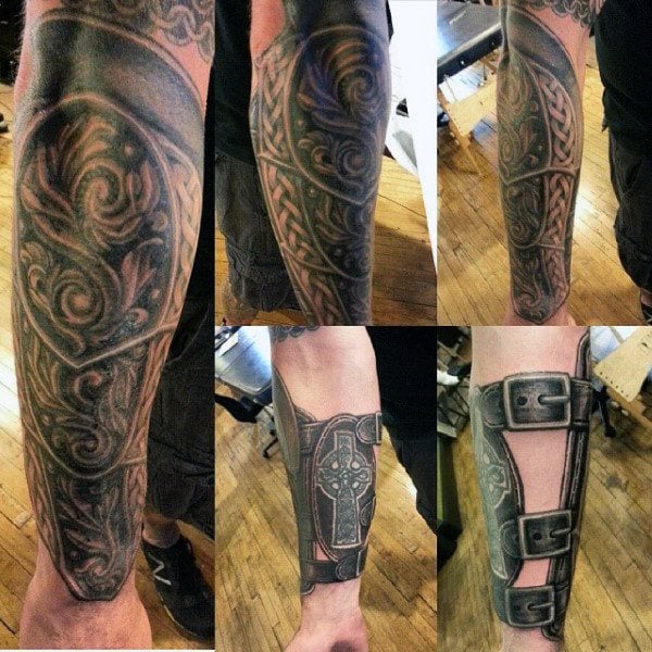 tatuaje armadura 35