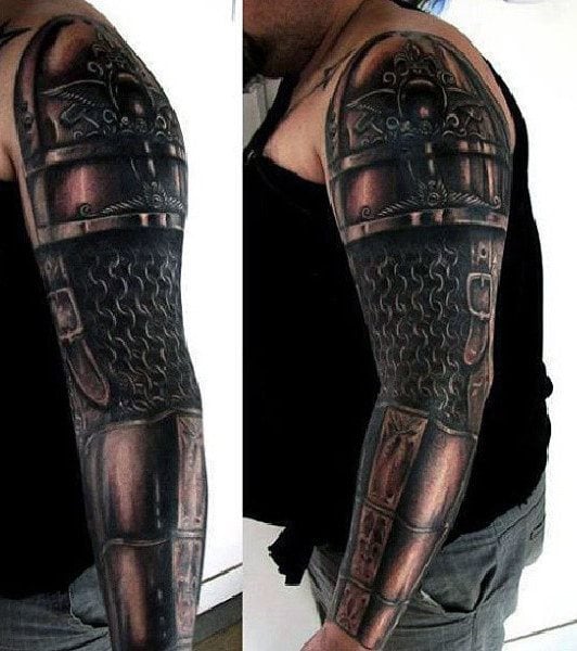 tatuaje armadura 83