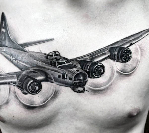 tatuaje avion 13