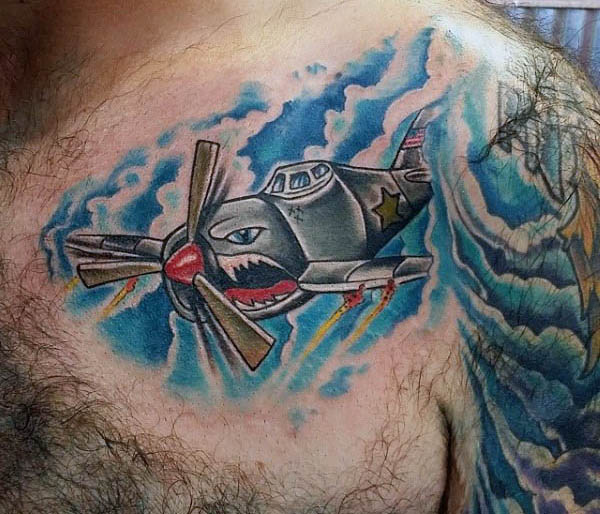 tatuaje avion 15