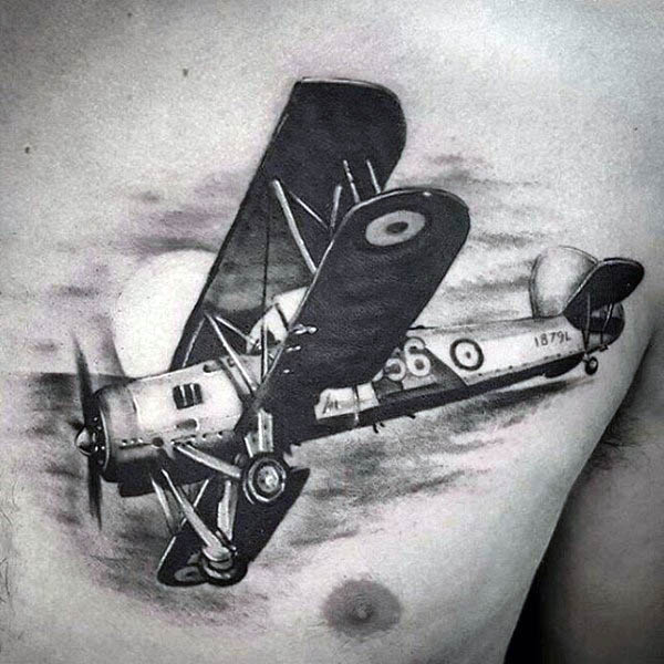 tatuaje avion 17