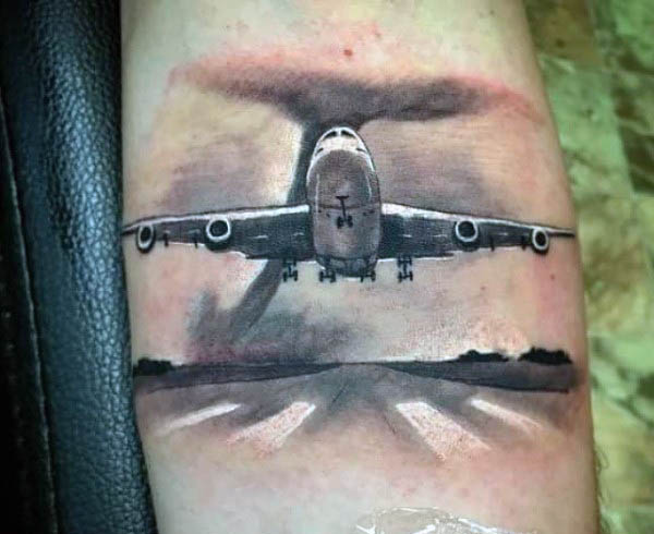 tatuaje avion 21