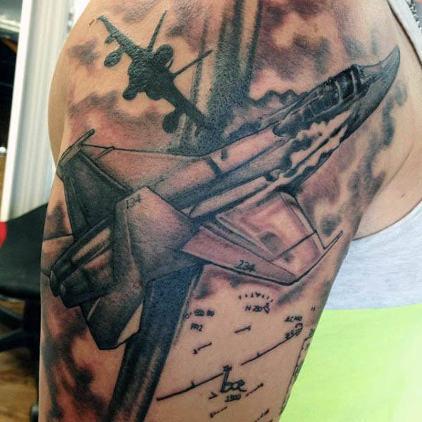 tatuaje avion 35