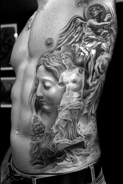 tatuaje estatua romana05