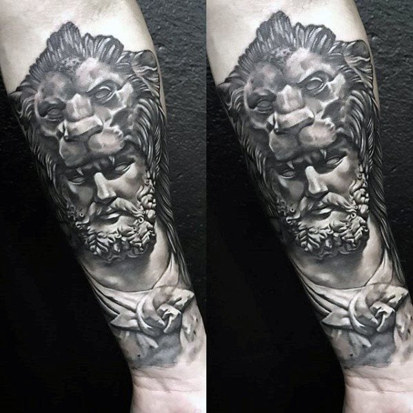 tatuaje estatua romana115