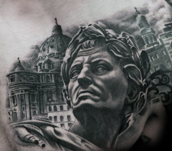 tatuaje estatua romana27