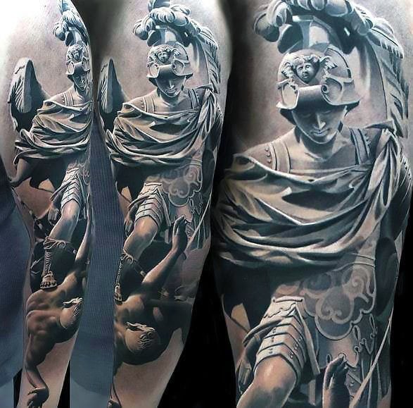 tatuaje estatua romana47