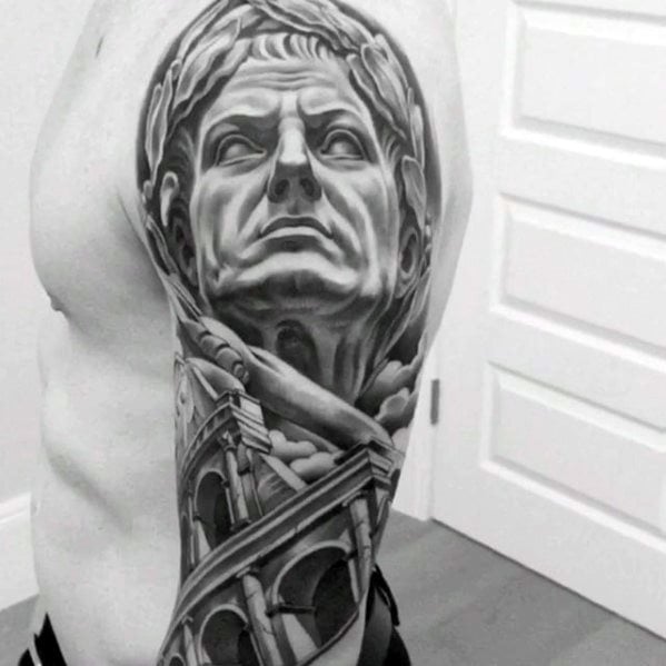 tatuaje estatua romana51